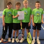 Unsere Tennisprofis der AG bei Jugend trainiert für Olympia