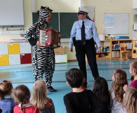 Das Zebra in der Schule