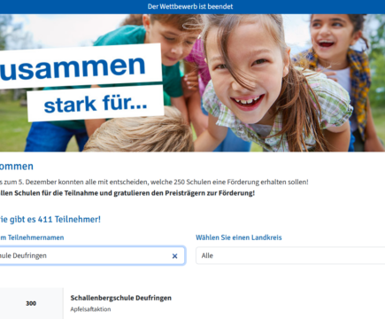 An alle Unterstützer der Schallenbergschule