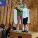 Die zukünftigen Erstklässler besuchen uns