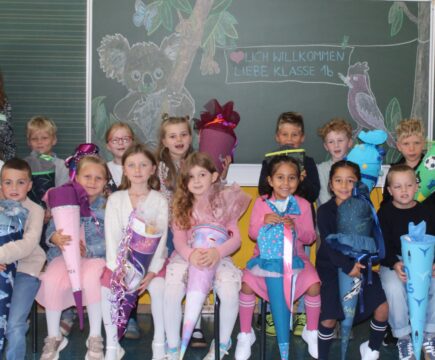 Einschulung der Klasse 1b