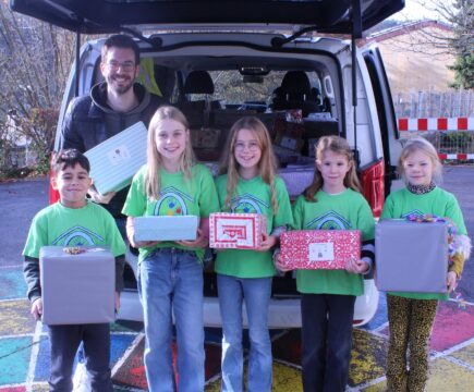 Weihnachtspäckchenkonvoi-Aktion des Round Tables