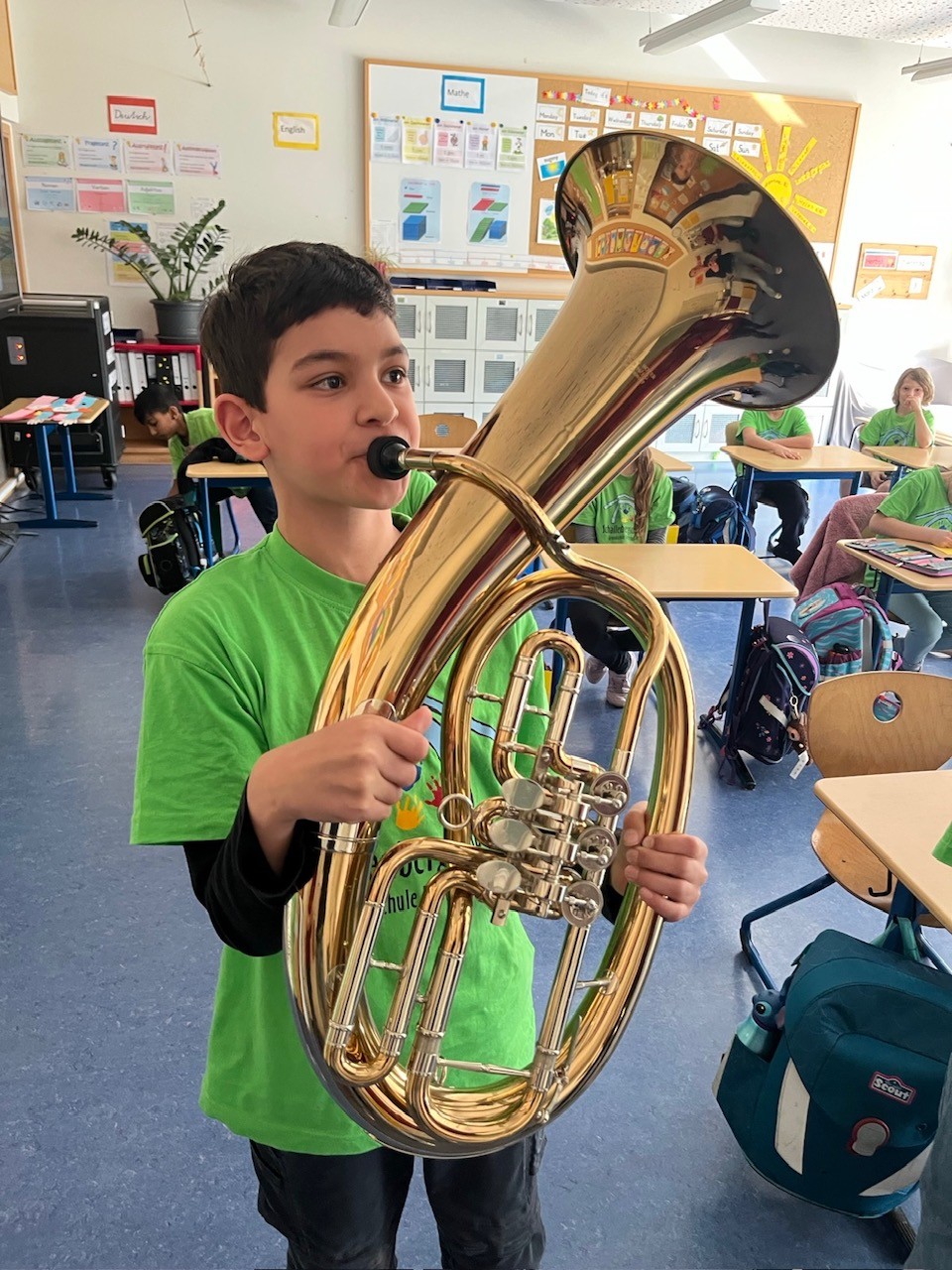 Glänzendes Blech und kräftige Töne – Der Musikverein Aidlingen zu Gast